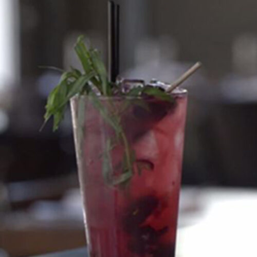 2Cherry + tarragon limeade