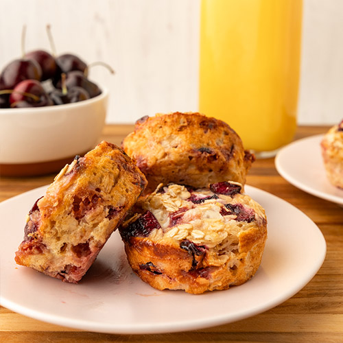 recipe breakfast cherry cottage cheese muffins thumb recipe breakfast cherry cottage cheese muffins thumb