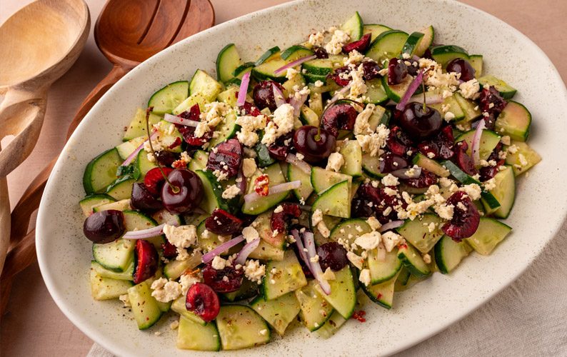 recipe salad cherry cucumber block