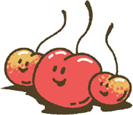 cherries animate bottom right
