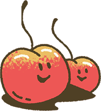 cherries lower left